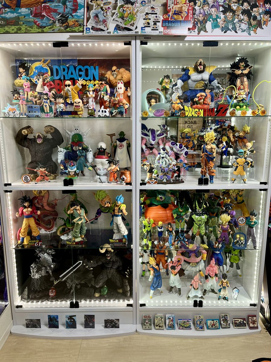 廃盤　コレクションラック　ブラック　JAJAN　充英アート　フィギュア棚　収納棚 コレクションラック ワイド ハイタイプ 幅83cm×奥行29cm -フィギュア