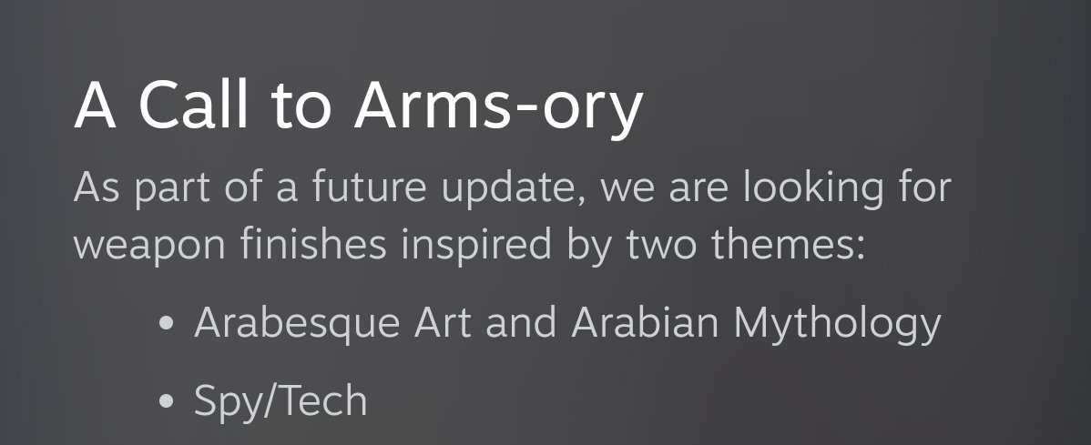 KaldiCS's tweet image. One of those CS collections will be a map related collection.
I don't really see Anubis coming back to active duty. Looking forward to the arabian themed Counter-Strike castle map.... 👀
@CounterStrike
