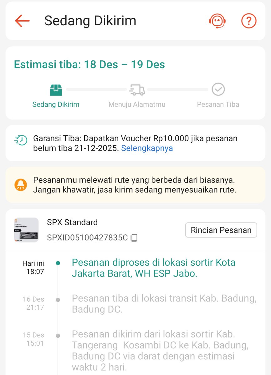 081345672dvaa's tweet photo. SPX ANJINGGG ini kayanyaa ke-8 kalinya dibatalin sepihak. Fuck kurir SPX https://t.co/X2WFtu8olf