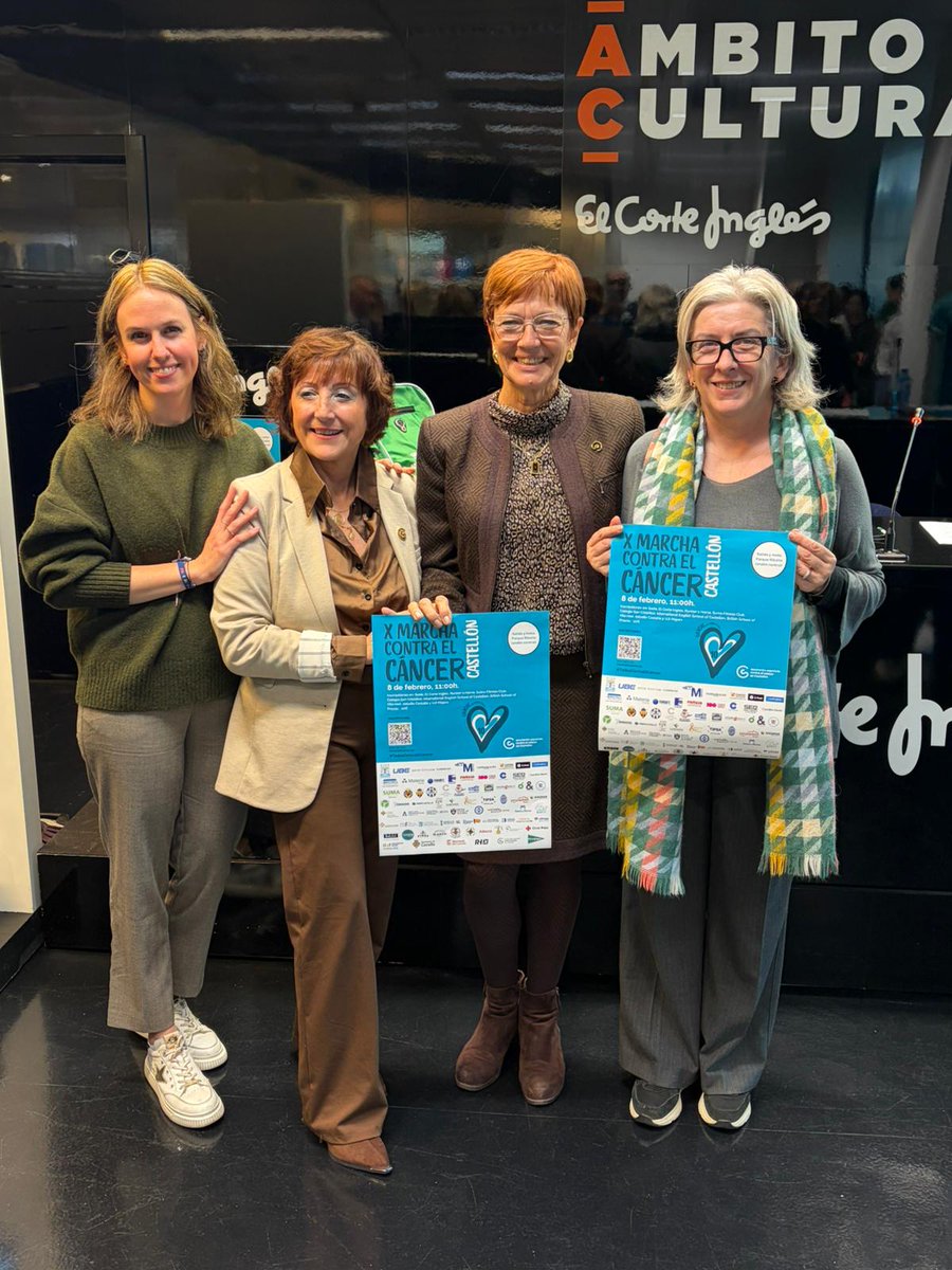 COPCV's tweet image. Nuestra vicedecana 3ª, Carmen Molés, y nuestra vocal Alba Sebastián acudieron ayer a la Presentación Oficial de la X Marcha Contra el Cáncer en Castellón. @ContraCancerEs Castellón 

Durante el acto se dio a conocer la cartelería y la camiseta de esta edición.

"Sabemos que queda…