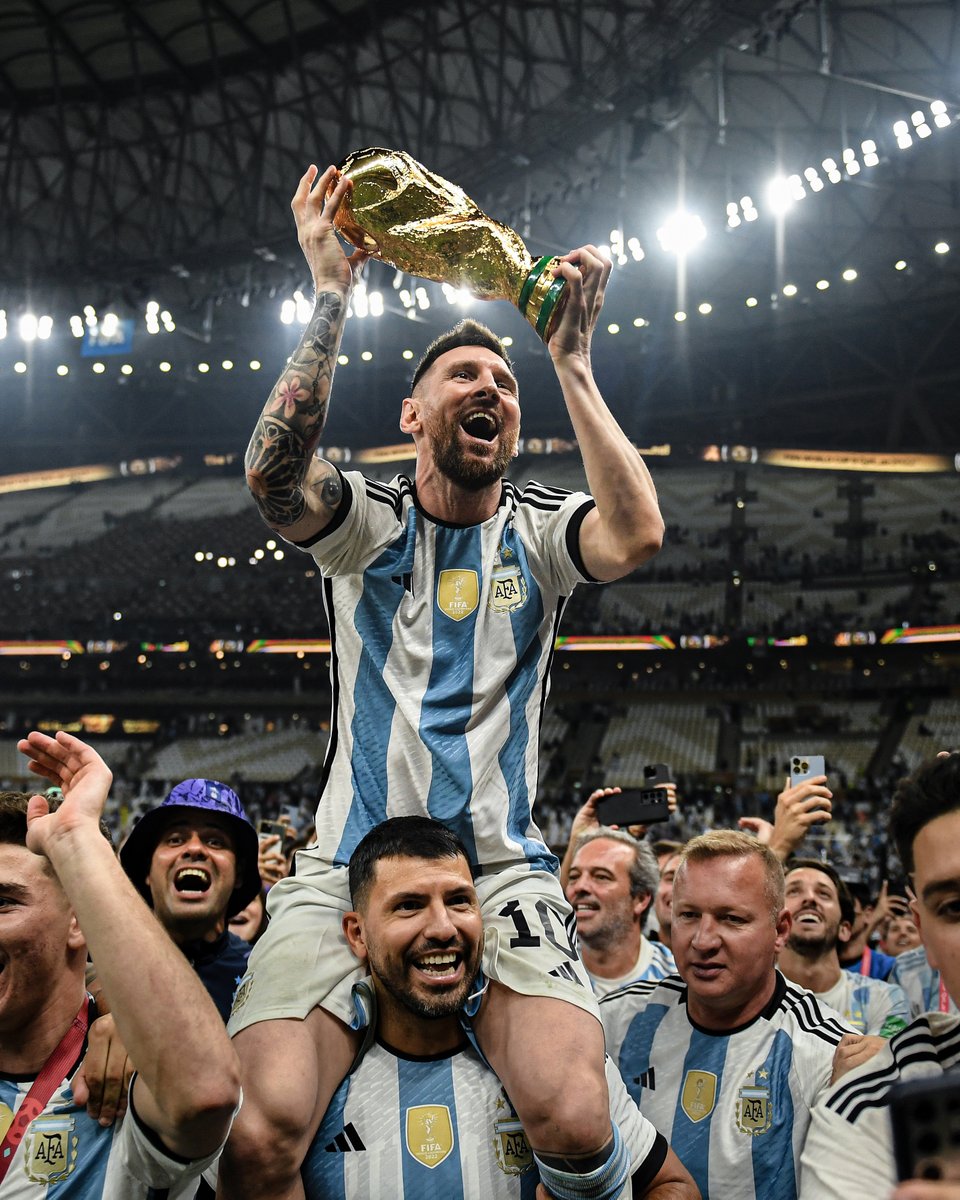 Three years ago today, Lionel Messi cemented his legacy by winning the World Cup with Argentina 🇦🇷🏆