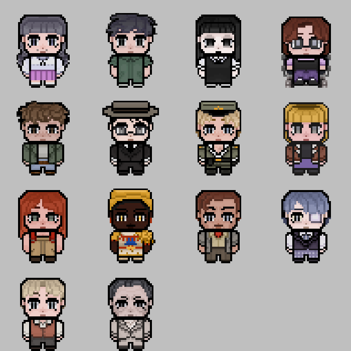 Funger termina minissss full set,       
these are now up on my redbubble as well      #FearandHunger #fearandhungertermina