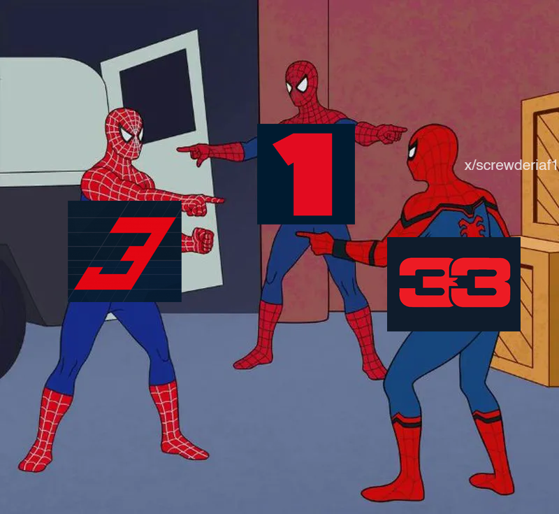 ScrewderiaF1's tweet image. Verstappen fans with their merch next season