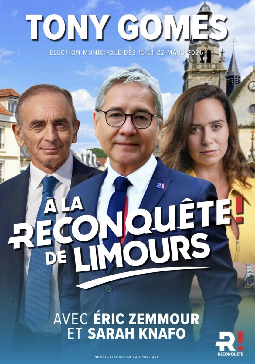 Zpourcitoyens's tweet image. 🇫🇷🗳️🇫🇷 2026
Chers amis,
Se plaindre ne sert à rien, ce qui compte c'est agir pour l'avenir de notre Nation et de nos enfants.

Voici l'annonce exclusive par Le Républicain de l'#Essonne de ma candidature à l'élection municipale de #Limours en kiosque ou : le-republicain.fr