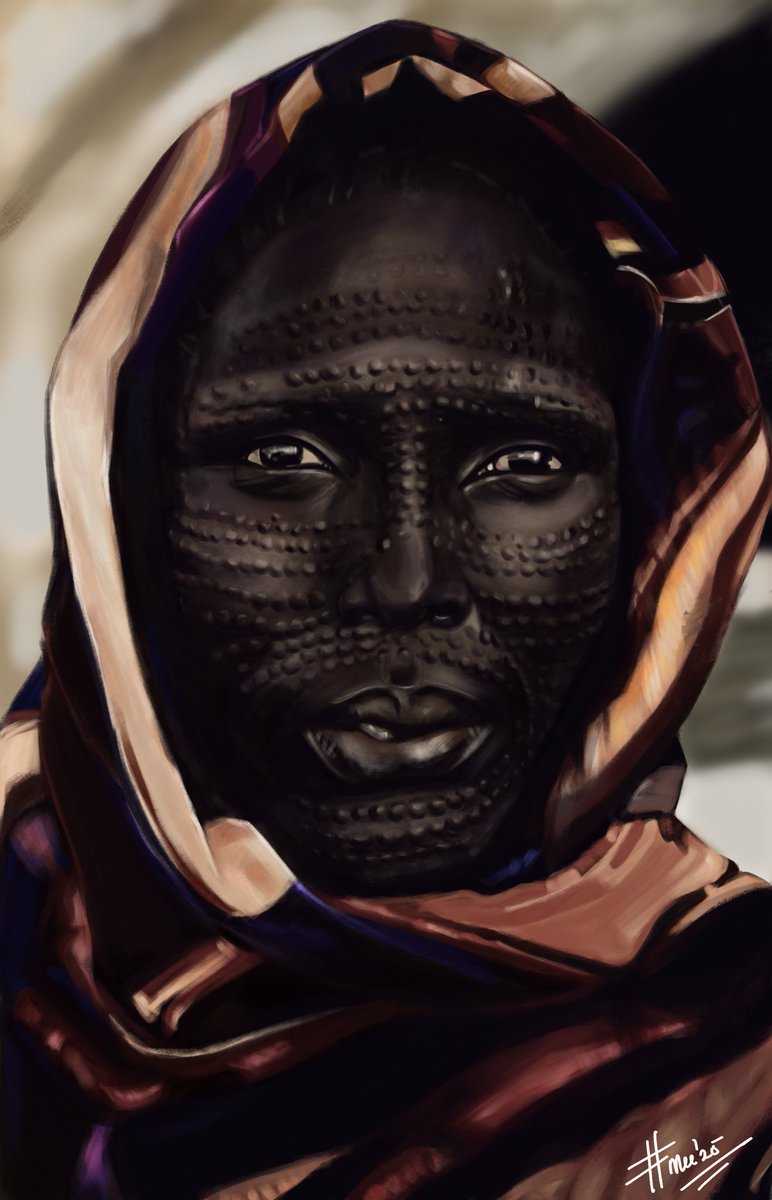 Mees_Art's tweet photo. How I paint Dark skin. https://t.co/53EleMLW5R
