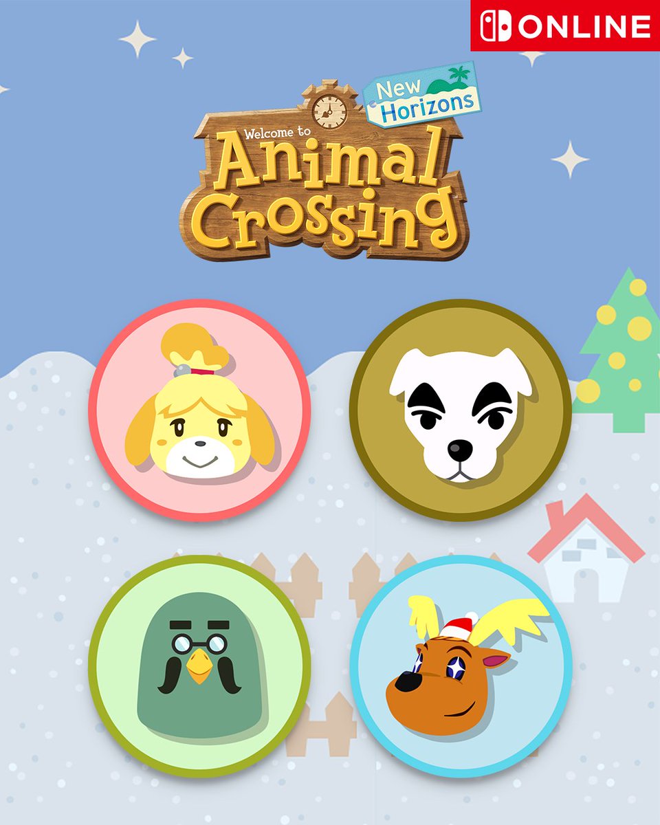 ¡Aquí llega el bueno de Renato! Hasta el 5 de enero, y si tienes una suscripción a #NintendoSwitchOnline, puedes canjear tus puntos de platino a cambio de estos elementos para iconos de usuario de #AnimalCrossingNewHorizons.