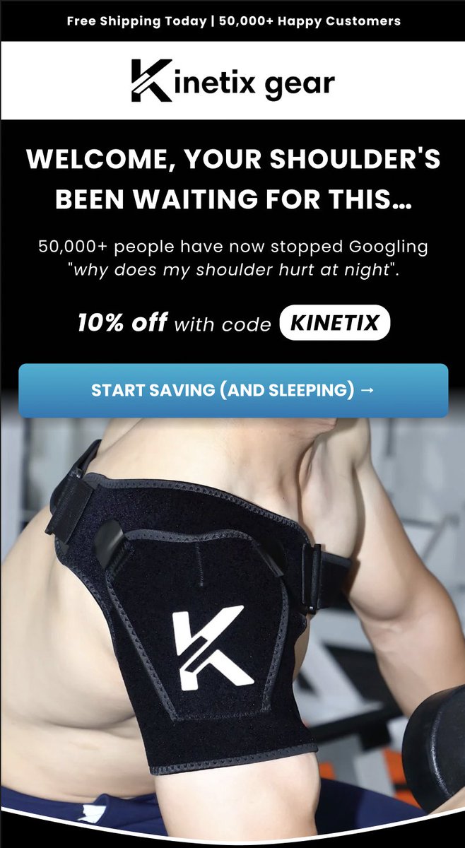 What would you change about this welcome email #1 above the fold? 

I'll give $50 to the best reply