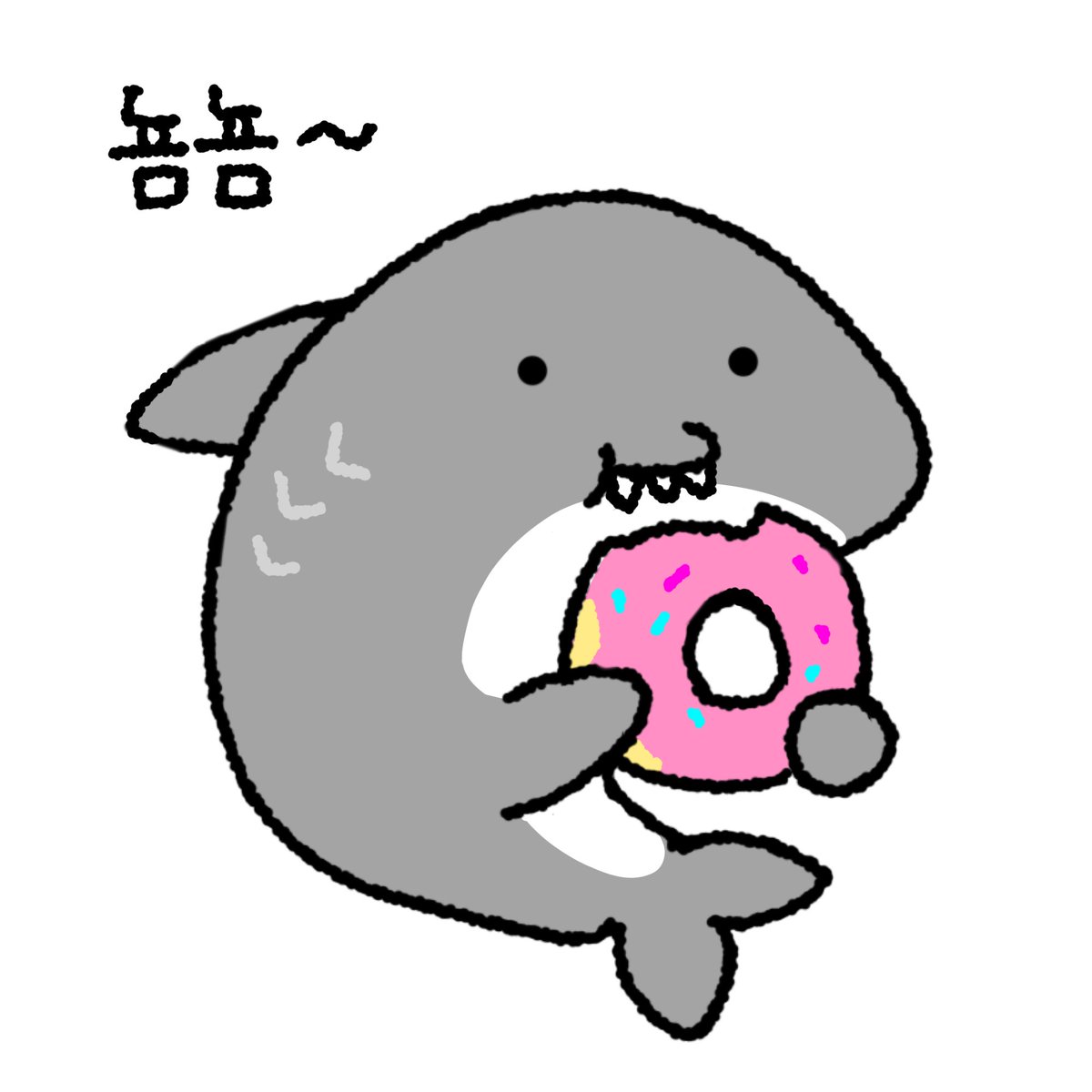 shudi_v's tweet photo. 친구가 프사로 쓰게 그려달래서 그린 상어~ 내가 그렸지만 넘모 맘에  든다 ㅋㅋㅋㅋㅋ https://t.co/coULjLjzXC