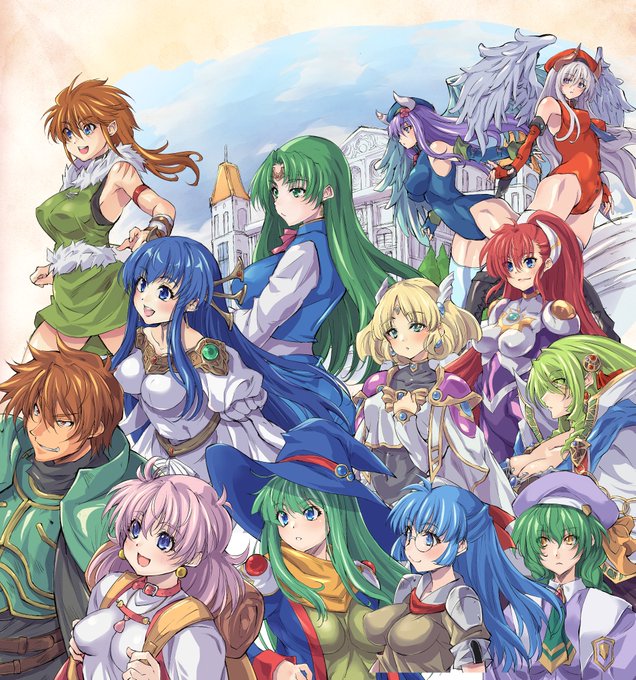 #伸びた伸びないは置いといて2025年自身が思う力作
味も魅力も技術もないんだから物量で攻めるしかないやろがいという気概で描いた絵です。戦争は数だよ、兄貴! 