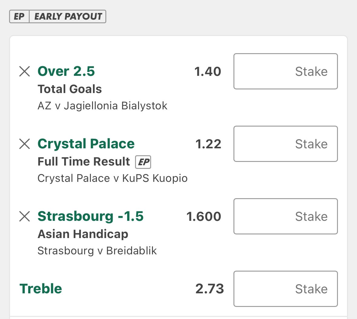 premier_bettips's tweet photo. TODAYS FREE BETS 🚀🔥💵
- Daily Treble @ 2.73/1 ✅
LIKE ❤️ When You Are On! 👇
#football #soccer #bet #inplays #bets #acca #accas #betting https://t.co/aEYMYelfps