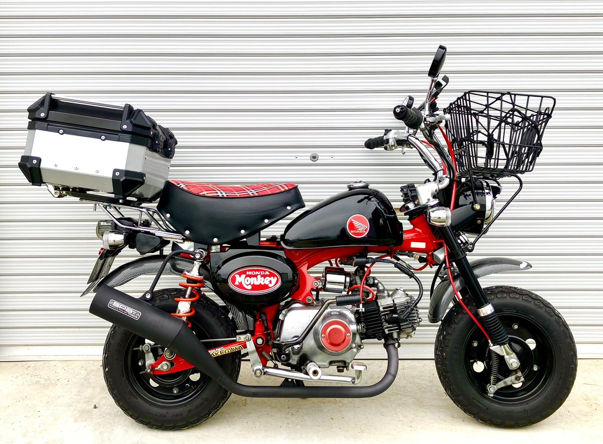 cub_washi's tweet image. こんな革ジャンみたいなモンキー
 #あなたのバイクのコンセプト