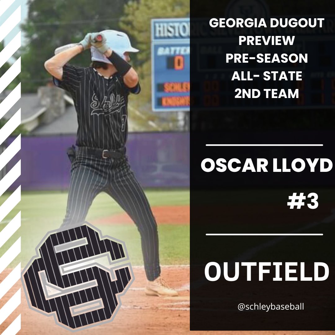 SchleyBaseball's tweet photo. Congratulations to our guys for being selected to the 2026 Pre-Season All-State Team by Georgia Dugout Preview Magazine. Tim Morse puts out a great product every year and does a ton to promote high achool baseball across the state. Congrats Jake, Oscar, and JuJu!!! https://t.co/3C3MapjCHY