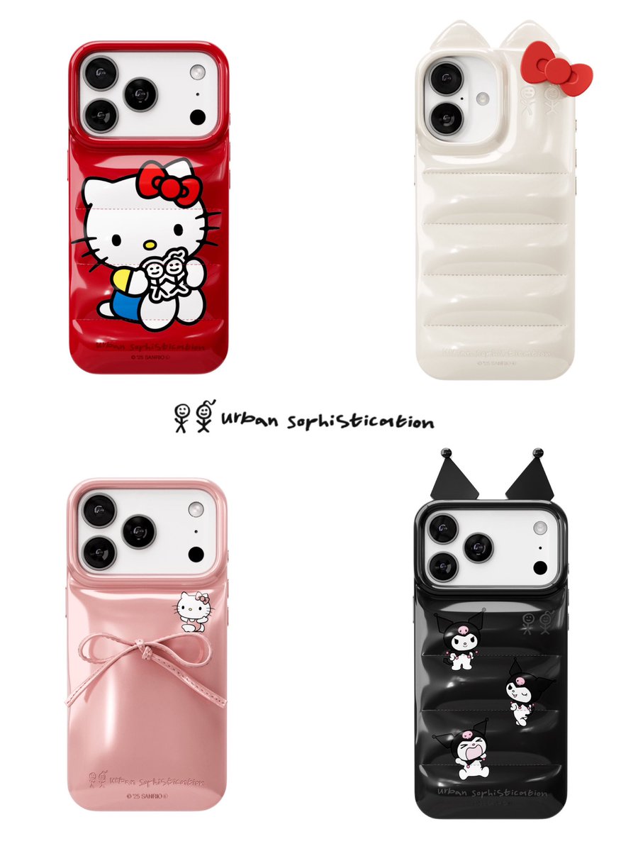 The Puffer Case - Crying Kuromi urbansophistication サンリオ