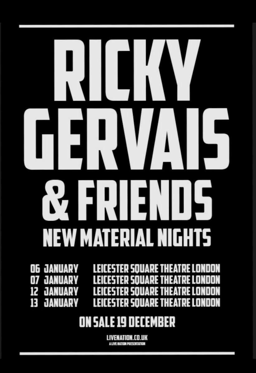 Ricky Gervais tweet media