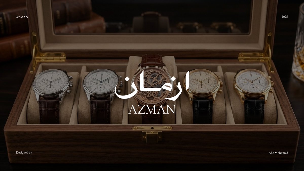 mo0des1's tweet photo. أزمان AZMAN

للساعات الميكانيكية 
هوية تجسد دقة الزمن بأسلوب هادئ وخالد

⏳⚙️

#LogoDesign #mechanical #watches https://t.co/NSUSA7PVvZ