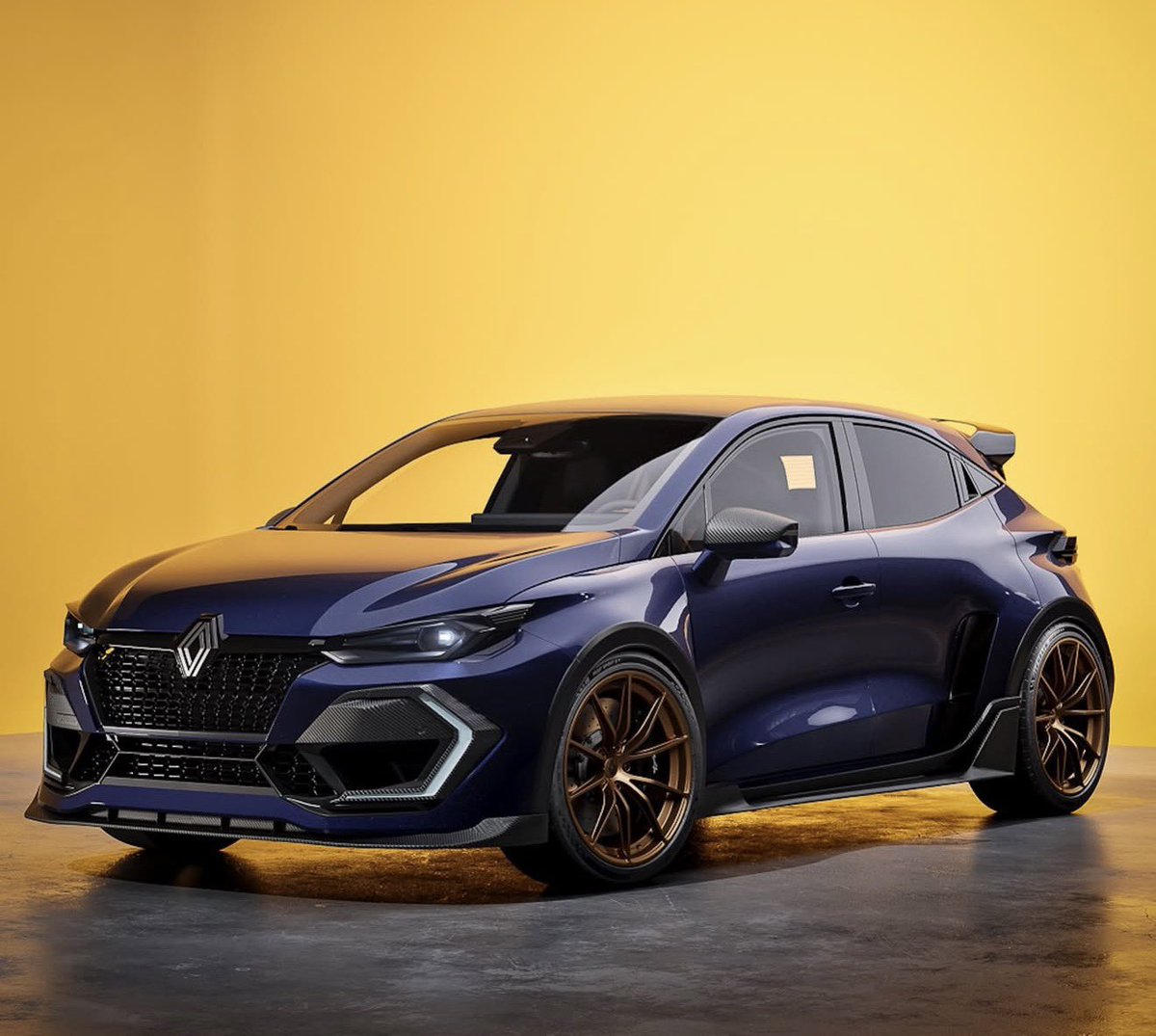 hoonited's tweet image. On veut exactement cette Clio RS, t’entends @renault_fr ?

Renders 3D par David Baylis