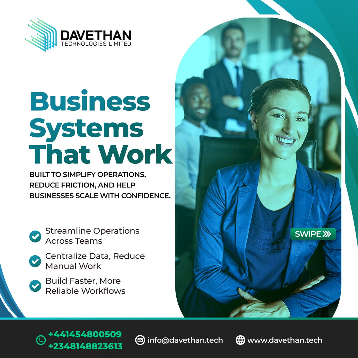 Davethan_Tech's tweet photo. Business Systems That Work. No Guesswork. No Downtime. https://t.co/c8kG3kzTiC