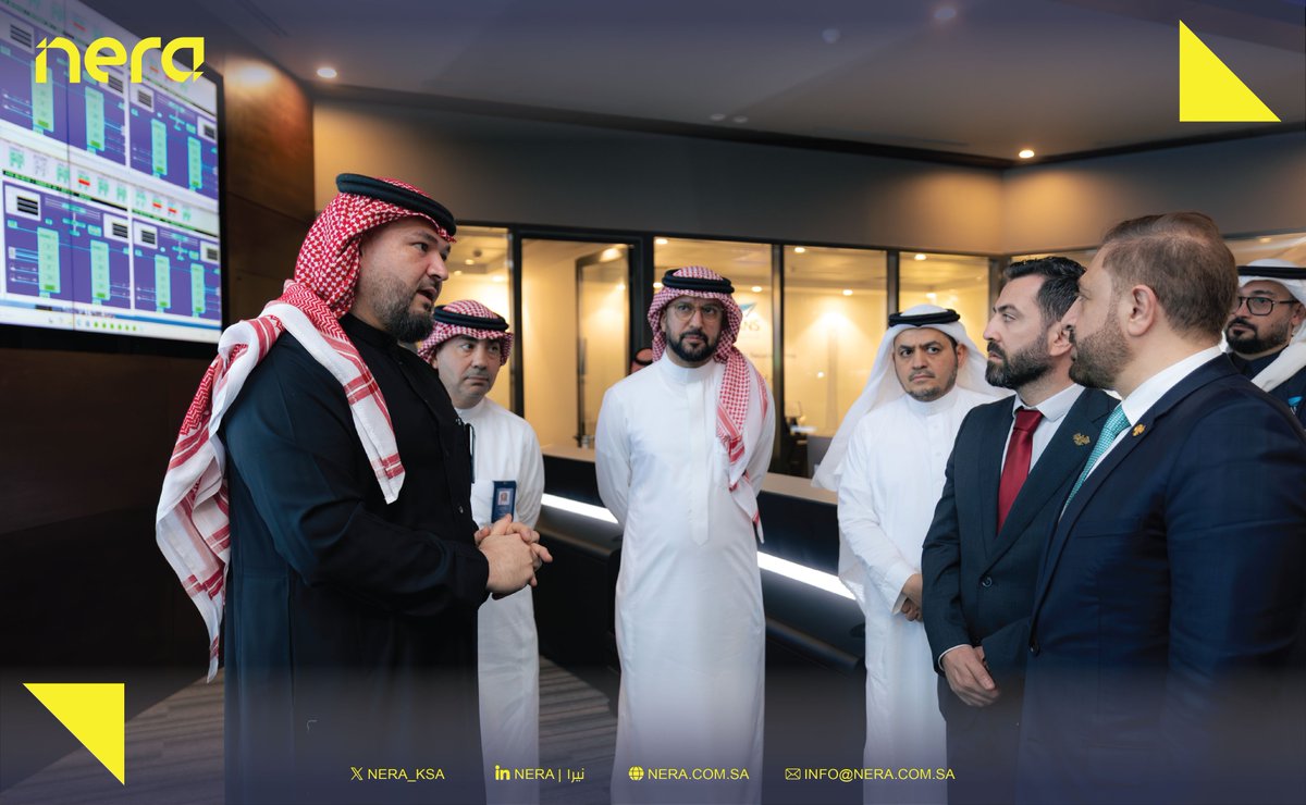 Nera_KSA's tweet photo. استقبل سعادة الرئيس التنفيذي لشركة #نيرا، المهندس خالد عطية، معالي رئيس الهيئة العامة للطيران المدني والنقل الجوي في الجمهورية العربية السورية، الأستاذ عمر الحصري، في المقر الرئيسي لنيرا، حيث جرى استعراض خدمات وحلول نيرا المتقدمة التي تسهم في تعزيز كفاءة العمليات التشغيلية في قطاع الطيران.
Eng. Khalid Attiah, CEO of #NERA, was honored to welcome H.E. Mr. Omar Al-Hosari, President of the General Authority for Civil Aviation and Air Transport of the Syrian Arab Republic, at #NERA headquarters, showcasing NERA’s turnkey services and solutions that enhance operational efficiency across the aviation sector.