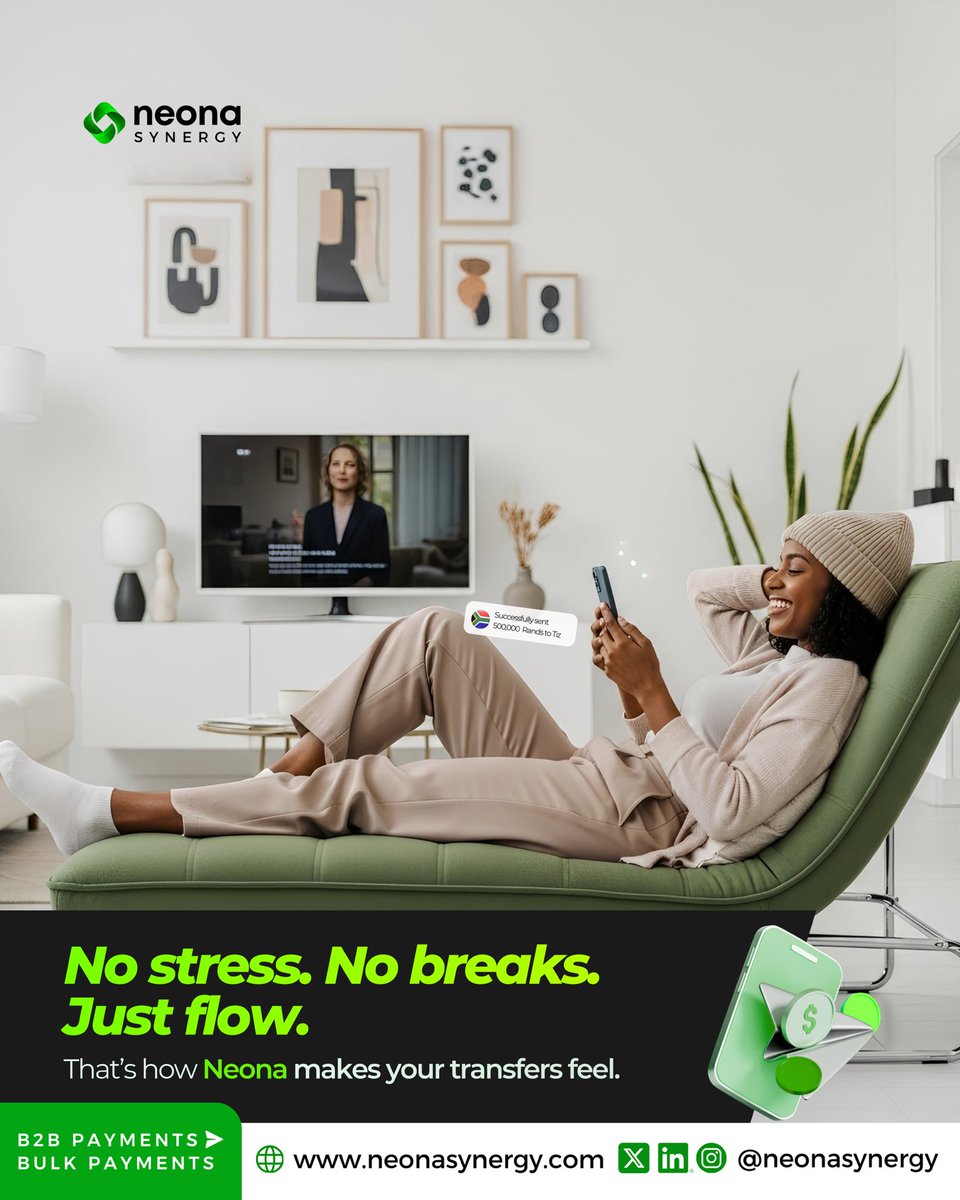 Kick back while your money moves smooth. Neona’s got it handled. Visit us at neonasynergy.com