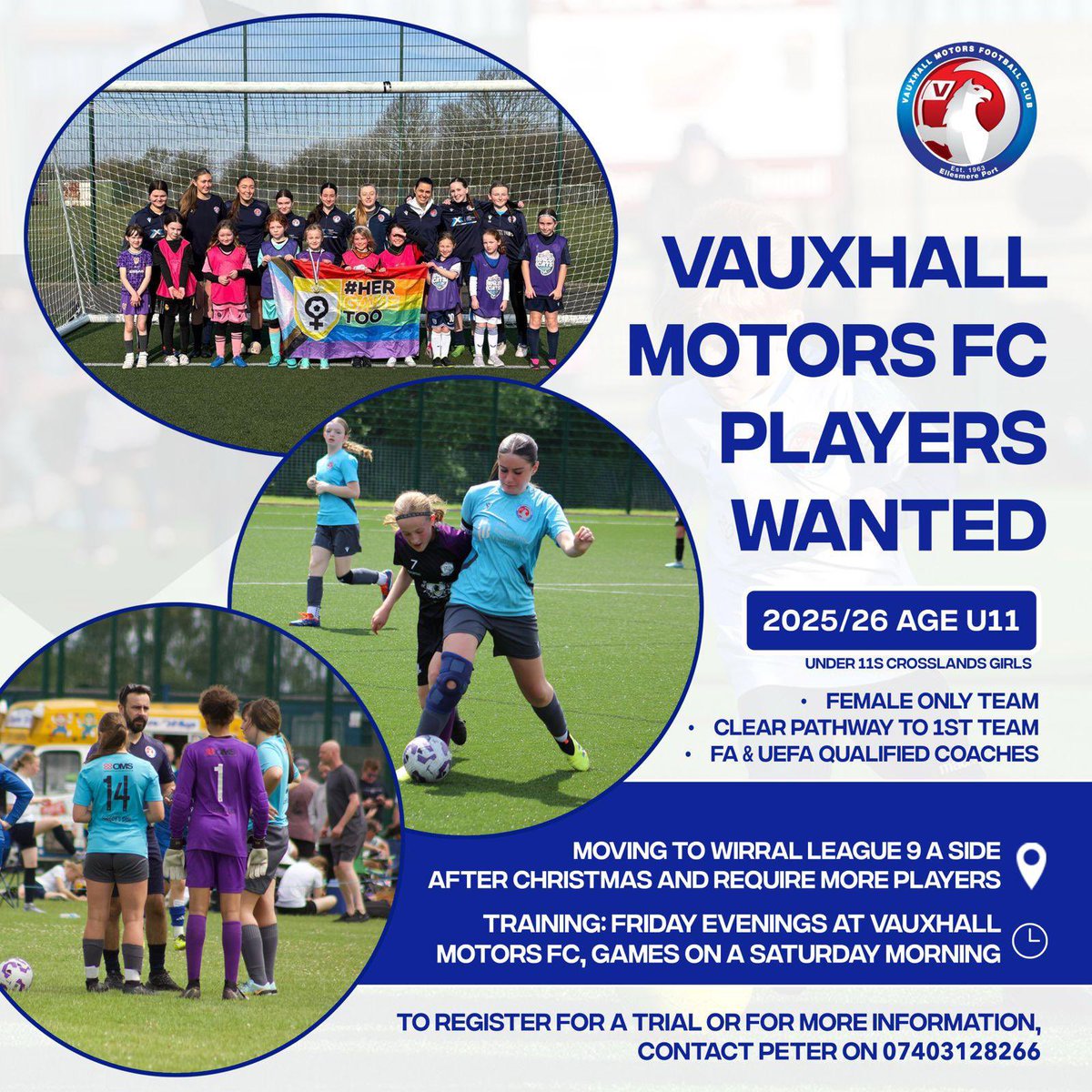 Vauxhall Motors FC Ladies Teams tweet media