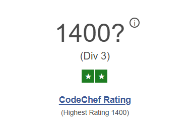 Dot_NotSam's tweet photo. 2⭐ on CodeChef. 

Learned a lot along the way, more to improve.
Grinding continues. https://t.co/mNRcAKGZqJ