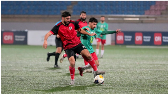 فريق الجزيرة يحافظ على صدارة دوري الرديف لكرة القدم 