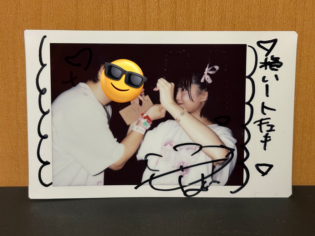 THE ENCORE藤木愛生誕祭2025チェキ📸 笹南はんなちゃん💛 電車の時間が