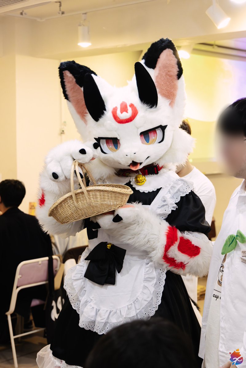 🤍🖤❤️
준비했던 과자가 다 떨어졌어요~
다음에 또 올거죠?

準備してたお菓子が全部なくなっちゃったよ〜
また次も来てくれるよね？
❤️🖤🤍

📸<a href="/zhumook/">주묵 (朱墨)</a> 

#LevyBucks2025
#FursuitEveryDay