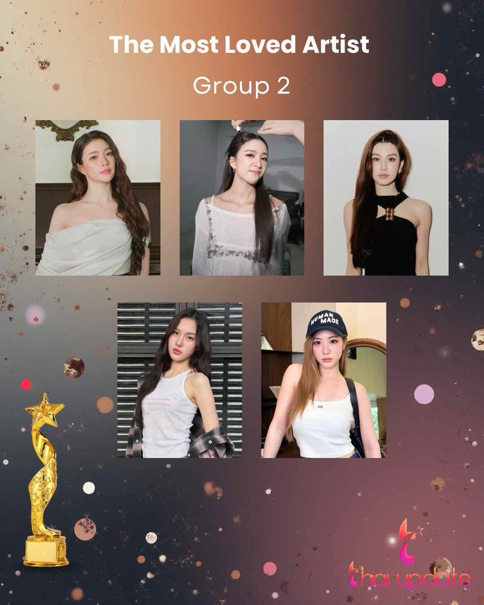 thaiupdate2021's tweet image. The Most Loved Artist — Group 2

Vote Here 👉🏻 thaiupdate.info/the-most-loved…

#ginnynatnicha #Junenannirin #lalinalena
#pangjiewr #MemiBae 
🏆 
#thaiupdate2019 
#thaiupdateawards2025