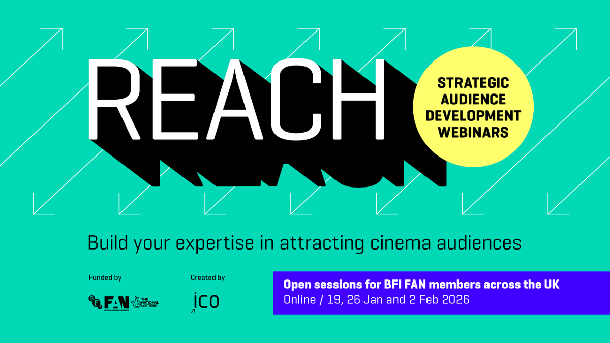 FilmHubSE's tweet photo. Revitalise and refresh your approach to developing audiences with BFI FAN!

Book now for sessions on memberships, audience retention and social media in the New Year. Webinars are available for £10, or book all three for just £25. https://t.co/3Or4k8Psaa https://t.co/l5eGc2Ua7X