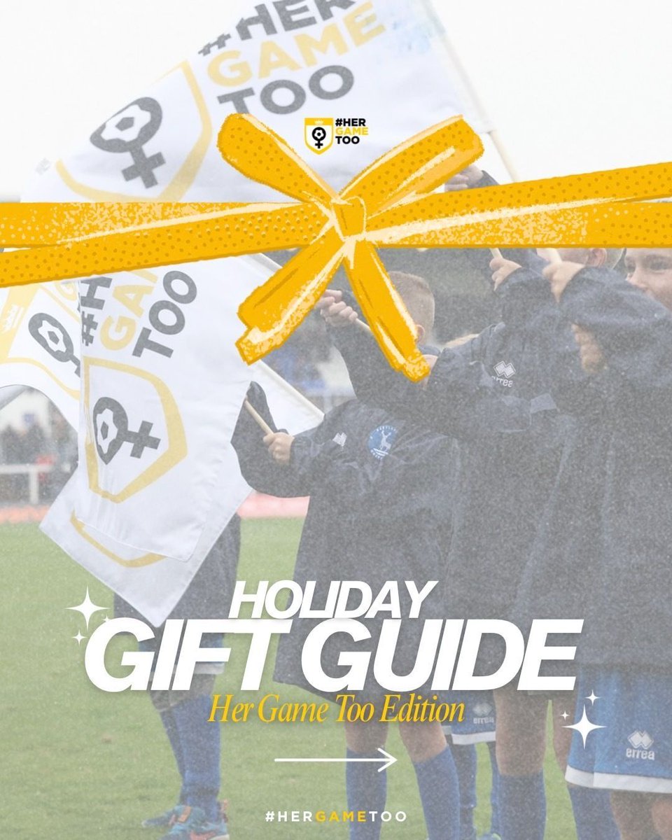 HerGameToo's tweet image. 🎄⚽ The Her Game Too Holiday Gift Guide is here! 🎄⚽

From page-turning reads to matchday kit, keepsakes to cosy apparel — festive gifts that celebrate football and spread love for the game we adore. 

✨ Swipe to find the perfect present. 

#HerGameToo #HolidayGifting