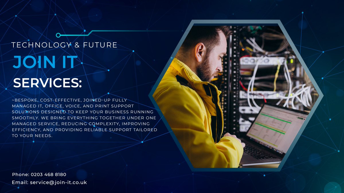 JoinITLtd's tweet image. Technology &amp;amp; Future, Join IT Services: