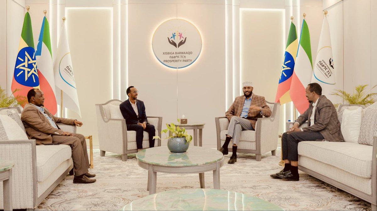 Eminent leaders of the  (FEP) of the Somali Region met with the Head of the Somali Prosperity Party (SPP) headquarter for a productive discussion on regional security, development, and the electoral process, solidifying political unity ahead of pivotal elections.
<a href="/Mustafe_M_Omer/">Mustafe M. Omer</a>