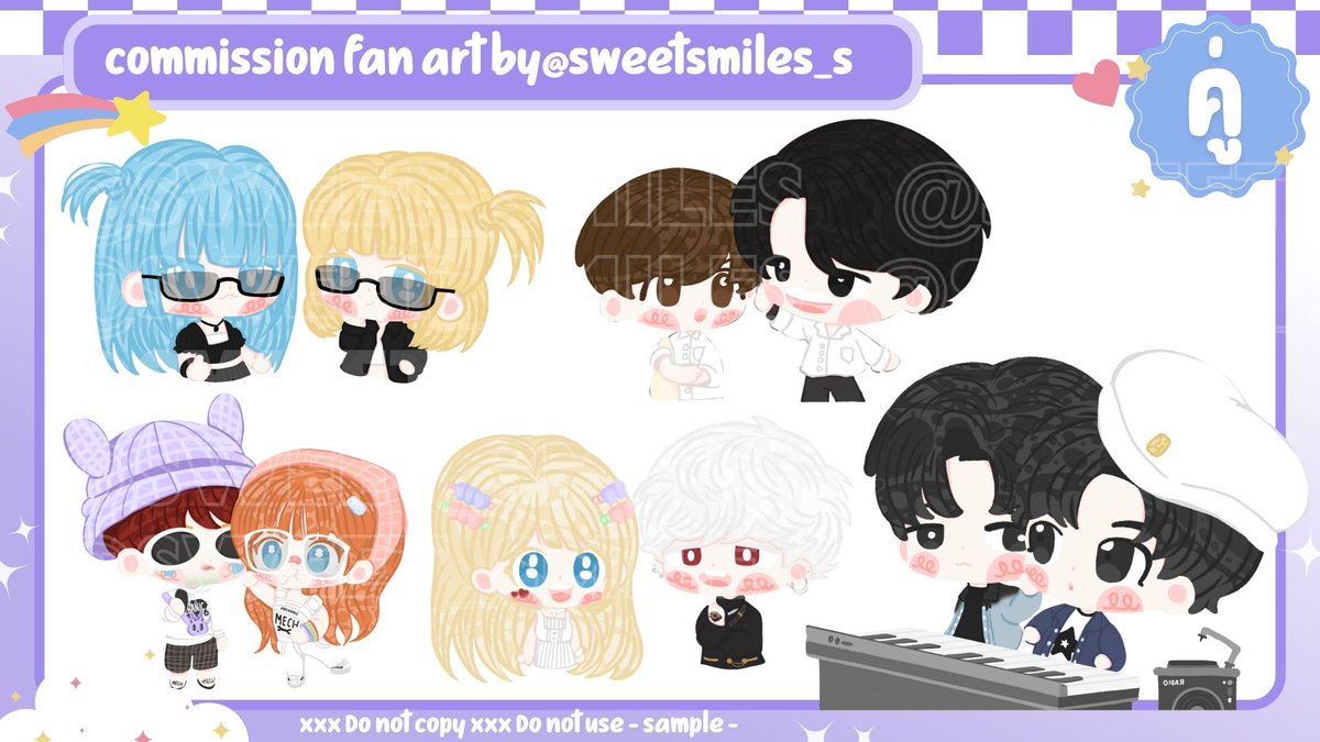 📢เปิดรับวาดรูปราคาน่ารัก 
💘เริ่มต้น
- ก้อนหัว 39 บ.   
- ครึ่งตัว 69บ.  
- เต็มตัว 99 บ. 
: ดูเพิ่มเติมลิงค์หน้าโปรไฟล์เลยคับ🔗

#commissionTH #commissionTH #คมชโฮมุ้ #วาดรูป #รับวาดแฟนอาร์ต์ #fanart #รับวาดรูป #วาดจิบิ #รับทําgiveaway #รับออกแบบ #คอมมิชชั่น #รับออกแบบgiveaway