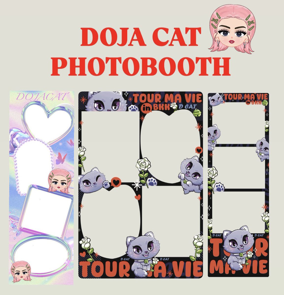 zoozoonarak007's tweet photo. 📸 PHOTOBOOT PROJECT
#DOJACAT in BKK
Let's take a picture !
and keep it as a memory
📍Between impact Arena and impact hall 5
🕒 8. 00- 00.00
📅 18-22 NOV 2025
~ 120THB
#DojaCat #Sailorr
#DojaCatMaVieWorldTour
#MaVieTourBKK #DojaCatMaVieTourBKK
#DojaCatBKK2025 https://t.co/79Tbmyi1HL