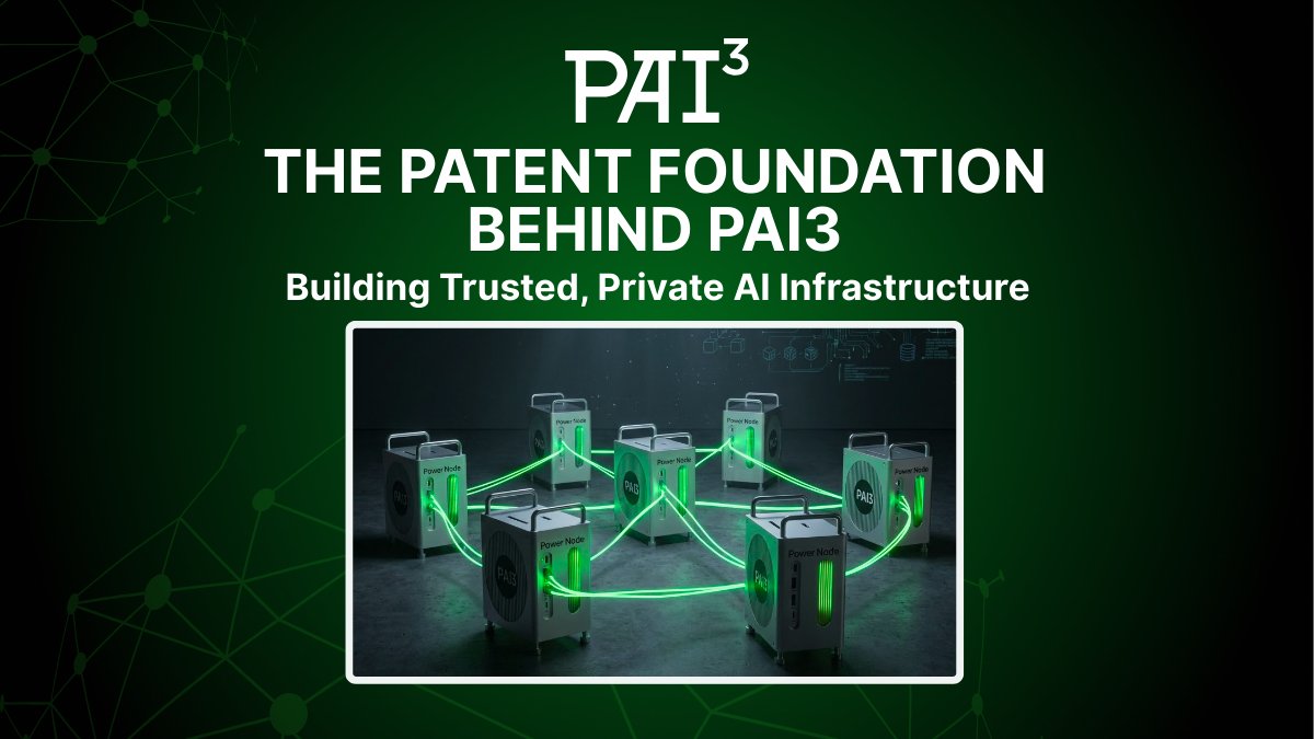 AI adoption isn’t limited by models.
It’s limited by trust, privacy, and control.

PAI3 is built on licensed, granted US patent infrastructure that defines how decentralized, policy-enforced communication works - by design, not by promise.

Why this matters for private, compliant