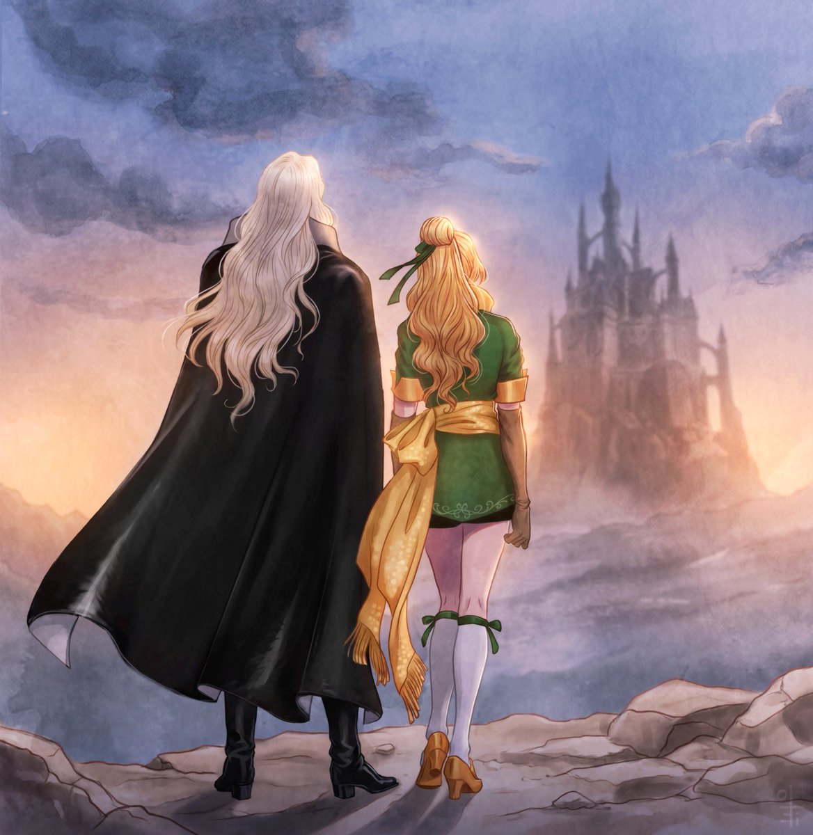 almond_aulait's tweet image. Symphony of the Night, Golden Ending

#Castlevania #alucard #MariaRenard