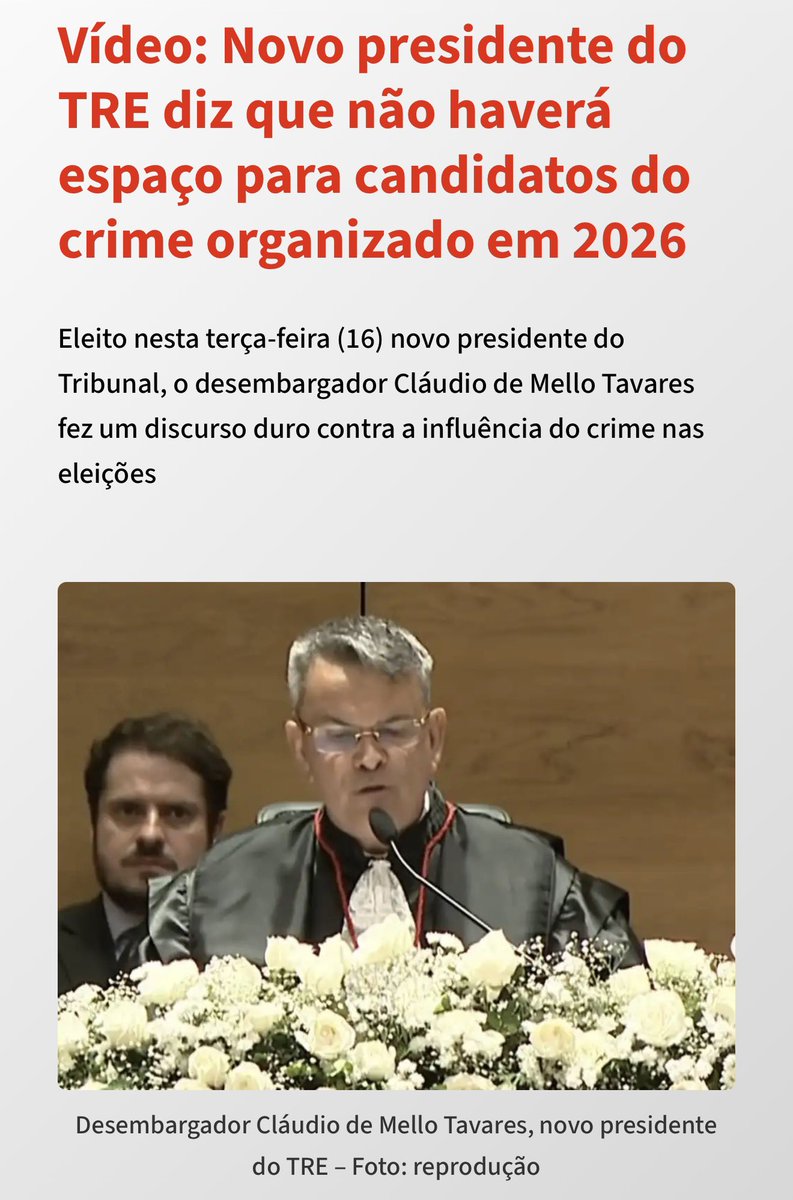 FederalFelicio's tweet photo. Alvissareiro o pronunciamento do atual Presidente do @TRERJ. O povo do RJ anseia por isso. Venho lutando com todas as forças contra isso. Parabéns Desembargador Claudio de Mello Tavares. Força, honra e fé!💪🏻👊🏻🙏🏻⚖️ https://t.co/0g8bcE8sJV