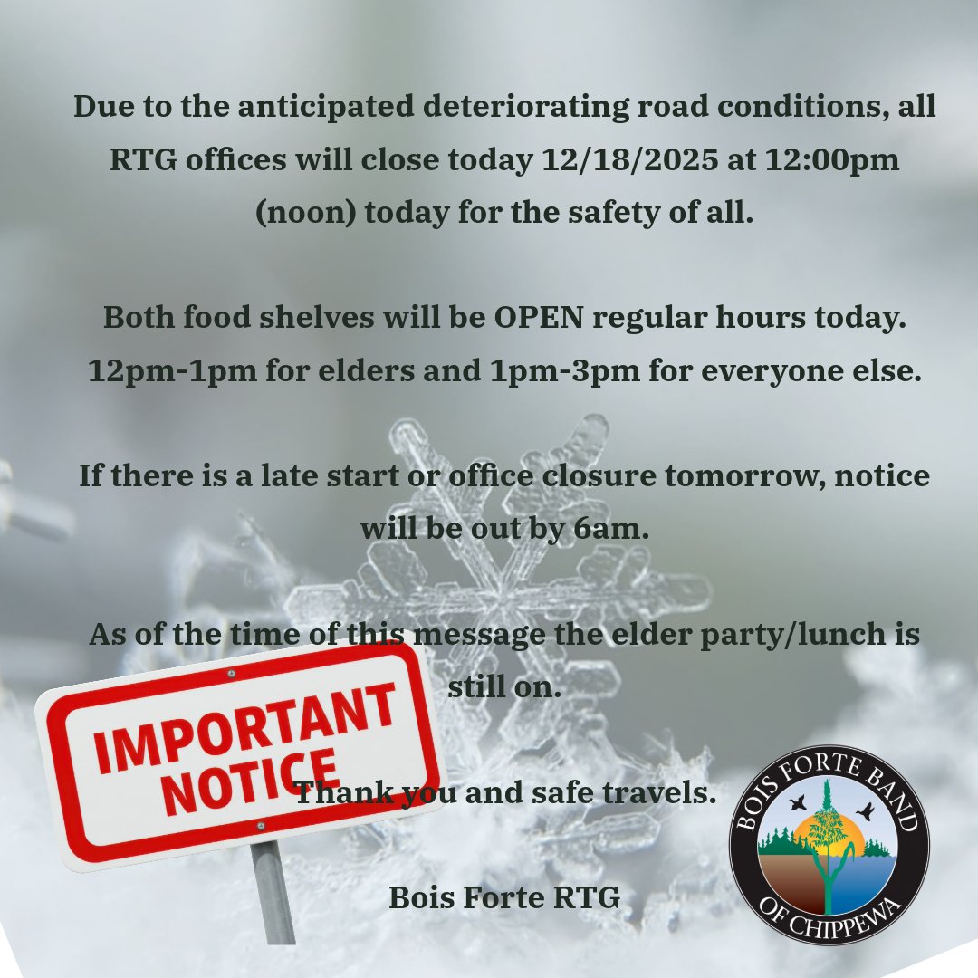 Bois Forte Band of Chippewa (@boisforte_boc) on Twitter photo 