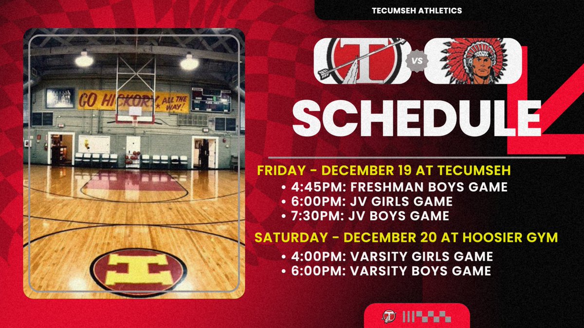 This weekend Tecumseh and Bellefontaine will be playing an action packed weekend of basketball.