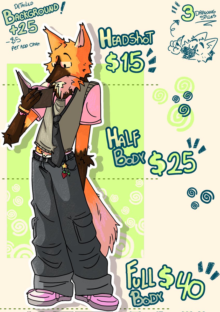 Ta1r0_'s tweet photo. COMMISSION OPEN
#commissionsopen https://t.co/lvlOnCIthw
