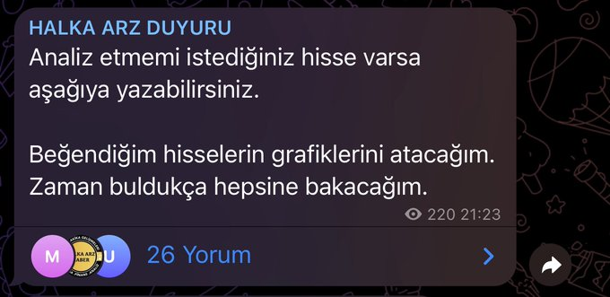 Deyno17's tweet photo. Telegramda tarama yapıyoruz. Analiz etmemizi istediğiniz hisseleri sorabilirsiniz: https://t.co/K7jd0rmCjg https://t.co/JBRAX1xI70