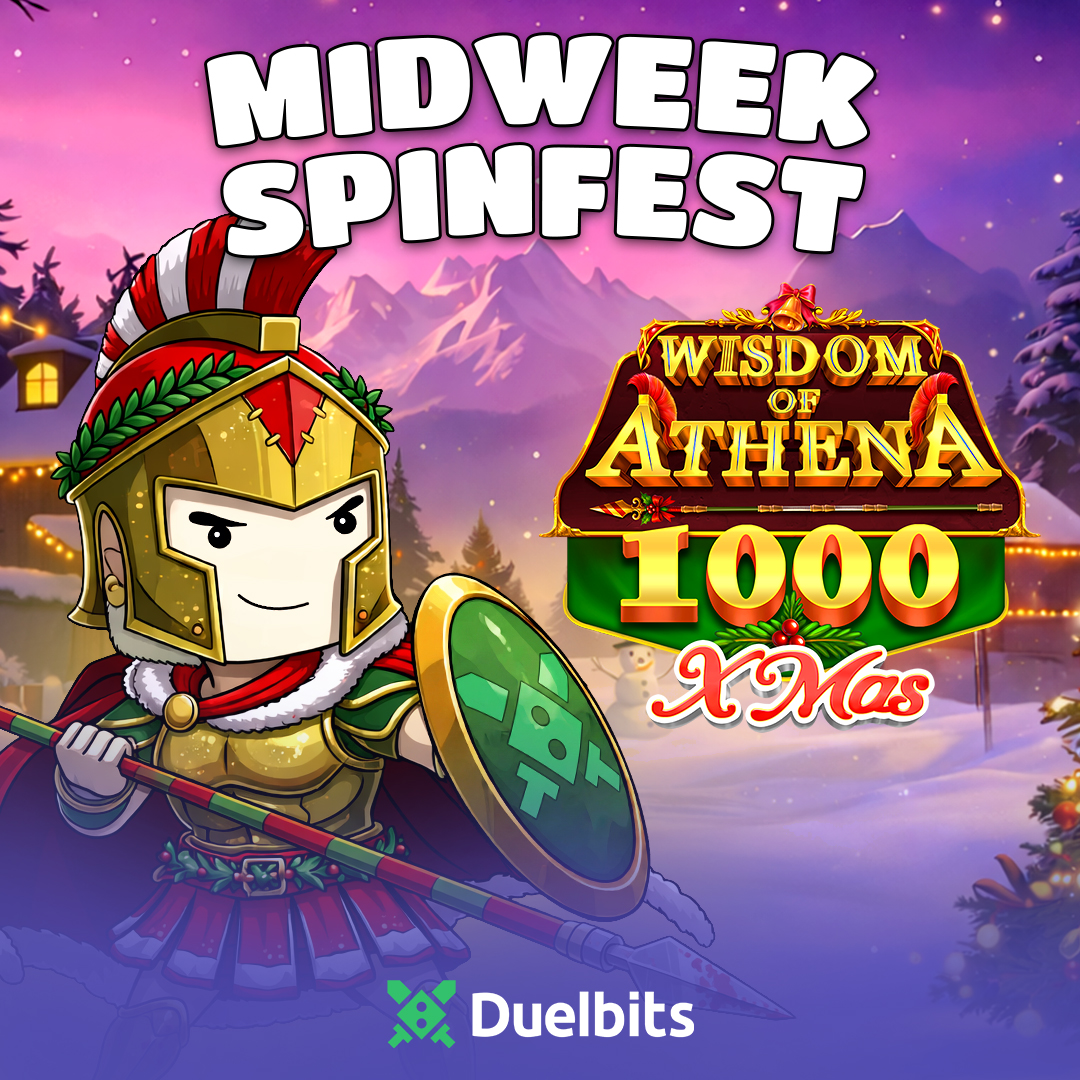 $1,000 IN FREE SPINS GIVEAWAY! 🎁

Featuring Wisdom of Athena 1000 Xmas - a myth inspired slot set in ancient Greece, where 25 x $1 FREE SPINS are up for grabs! ⚔️

To enter: 
🆕 Follow <a href="/DuelbitsPredict/">DuelbitsPredict</a>
❤️ Like &amp; Repost
💬 Drop your UID

40 winners randomly selected anytime! 🎁