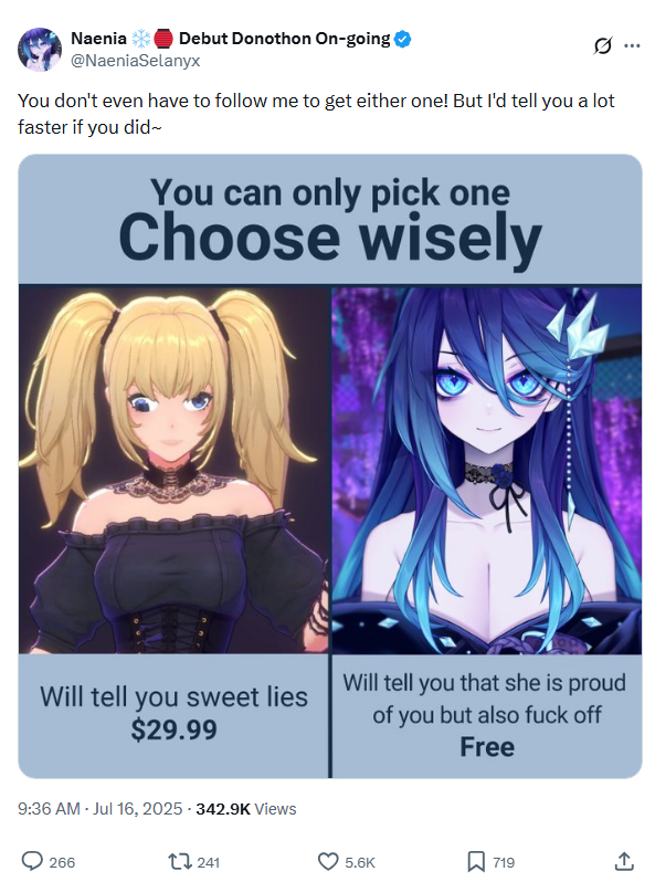 Started a trend AND got me some lovely...off-color threats in my replies + DMs.

Worth it though.