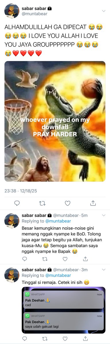 icad PA udah bisa senyum