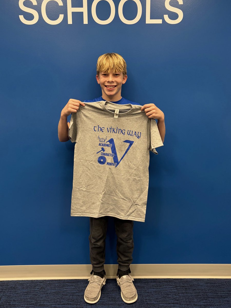 Lakeviewhigh's tweet image. Congratulations to Holden Seda &amp;amp; Avery Mohrman for being selected as the Viking Way students of the month! #academics #character #mindset  #lakeviewvikes