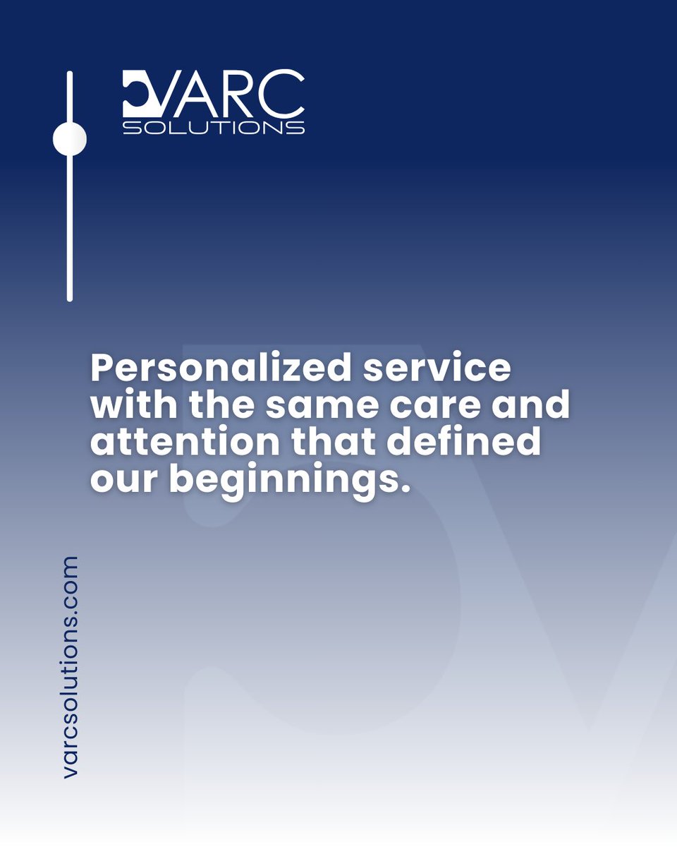 VARC_Solutions's tweet photo. We believe in delivering personalized service and treating every client with the same care and attention that defined our beginnings.

Experience the difference personalized, expert care makes.

https://t.co/wSiy7vLddM

#Quickbase #VARCSolutions https://t.co/x6QMzYlDiQ