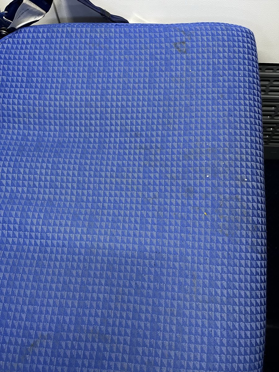 vikrant1809's tweet photo. @AirIndiaX Traveling by IX1163 from Bom to Gox. Flight delayed by more than an hour and this is the quality of cleanliness. Is it plain disregard to accountability towards passengers or what? https://t.co/mANKdwSjTL