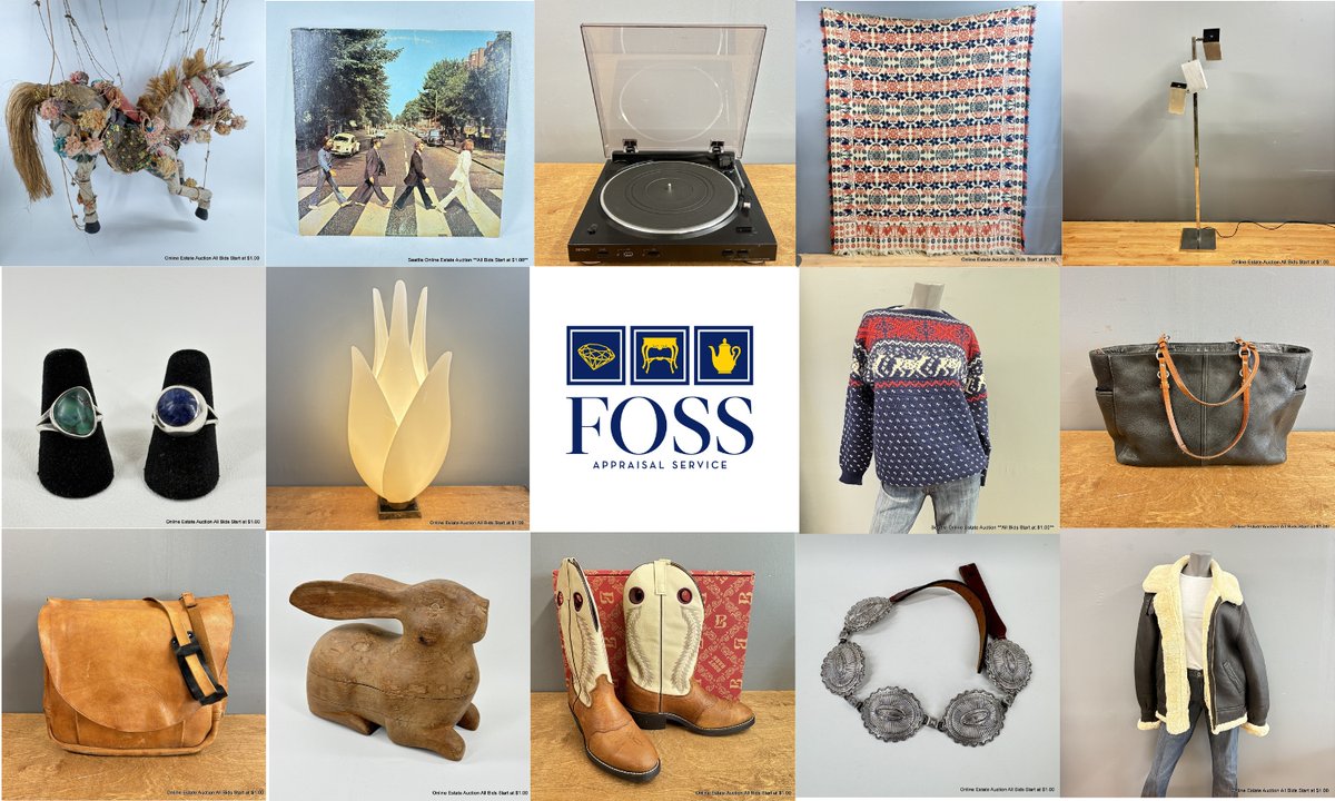 FossAppraisal's tweet photo. Seattle Online Estate Auction: MCM Furniture, Dolls, Toys, Jewelry, Fine Art - https://t.co/LDy2tMIw2Z https://t.co/hJ4KCxEgOW