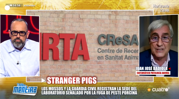 todoesmentiratv's tweet photo. Los Mossos y la Guardia Civil registran la sede del laboratorio señalado por la fuga de peste porcina
#TEM18D
https://t.co/LCPWlv5iad https://t.co/GJtHTuPjYJ